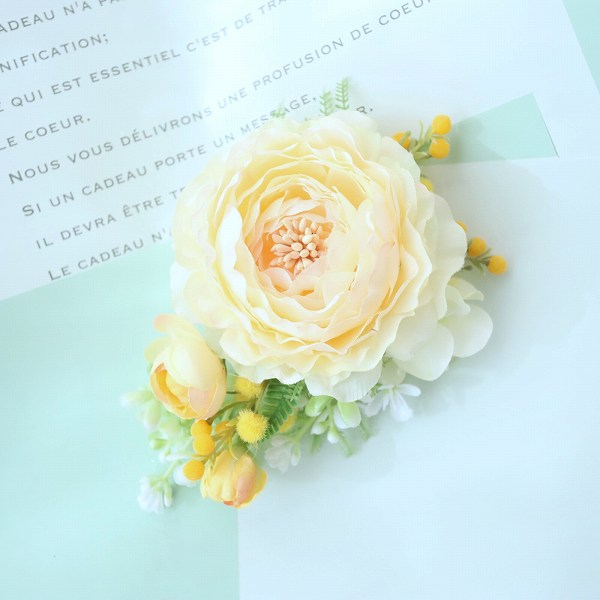 コサージュ　ラナン　ミモザ　入学式　卒業式　春色　322