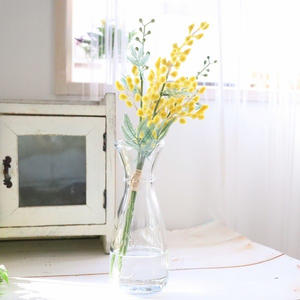 魔法の水　ミモザ　マジカルウォーター　インテリア カラフェ　水替え不要