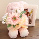 選べるもふもふウサギ フォトフレーム お祝い サプライズ 誕生日 お見舞い 結婚式の演出 お祝い 送別