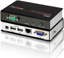 ATEN USB KVM エクステンダー【CE700A】 デュルアルコンソール対応で最大150m延長！USB KVMエクステンダー CE700Aは、ローカル/リモートユニット間でカテゴリ5eのLANケーブルを使用し、最大150m延長可能なUSB KVMエクステンダーです。 コンピューター本体は振動やホコリから離れた場所に設置し、オペレーターは安全な場所からコンソールを通して作業場を監視でき、コンピューター操作を行うことができます。 工場内や建築現場など、コンピュータにとって厳しい環境下でのオペレーションを行う必要がある場合に有効なソリューションです。 CE700Aはサージプロテクト機能を追加し、より安全に使用できるようになりました。 ・USBキーボード、USBマウスに対応したコンソールエクステンダー ・デュアルコンソール操作可能 - ローカル側とリモート側の両方から同時操作可能 ・ローカル/リモートユニット間でカテゴリ5eケーブルを使用し、最大150m延長可能 ※ ・VGA解像度-1,920×1,200 @60Hz (30m)/1,600×1,200 @60Hz (100m)/1,280×1,024 @60Hz (150m) ※※ ・USB過電流保護機能付 ・プラグ&プレイ対応 ・ホットプラグ対応 ・プッシュボタンによるコンソールの切替え可能(Auto/Local) ・ATEN独自開発のUSB ASIC内蔵 ・自動ゲイン調節-距離を検出し自動調節 ・自動信号補正(ASC: Auto Signal Compensation)搭載 ・ラックマウント用タブを同梱 ※※弊社環境での検証結果です。 ※長距離伝送の場合、弊社 Cat5eケーブルのご使用を推奨致します。 機能 CE700AL CE700AR コンピュータ接続数 1 - コンソール接続数 1 1 コンピュータ側対応インターフェース キーボード USB - マウス コンソール側対応インターフェース キーボード USB マウス コンピュータ側コネクタ キーボード SPHDメス×1 - マウス モニタ コンソール側コネクタ キーボード USBタイプAメス×1 マウス USBタイプAメス×1 モニタ D-sub15ピンメス×1 スイッチ モード選択 プッシュボタン×1 - 電源ジャック DC電源ジャック×1 ユニット間接続 RJ-45×1 LED ローカル グリーン×1 - リモート グリーン×1 リンク - グリーン×1 キーボード・マウスエミュレーション USB 電源仕様(アダプタ) 型番：0AD8-0605-09EG入力：AC 100V〜240V出力：DC5.3V /0.94A 消費電力 2.31W 2.84W 延長距離 最大150m VGA解像度 1,920×1,200 @60Hz (30m)/1,600×1,200 @60Hz (100m)/1,280×1,024 @60Hz (150m)ローカルユニットのみDDC2B準拠 動作環境 動作温度 0〜50℃ 保管温度 -20℃〜60℃ 湿度 0〜80%RH 結露なきこと ケース材料 メタル 重量 320g 310g サイズ(W×D×H) 125×81.5×25mm 同梱品 2L-5202U(1.8m)ケーブル×1電源アダプタ×2ラックマウントキット×2クイックスタートガイド×1