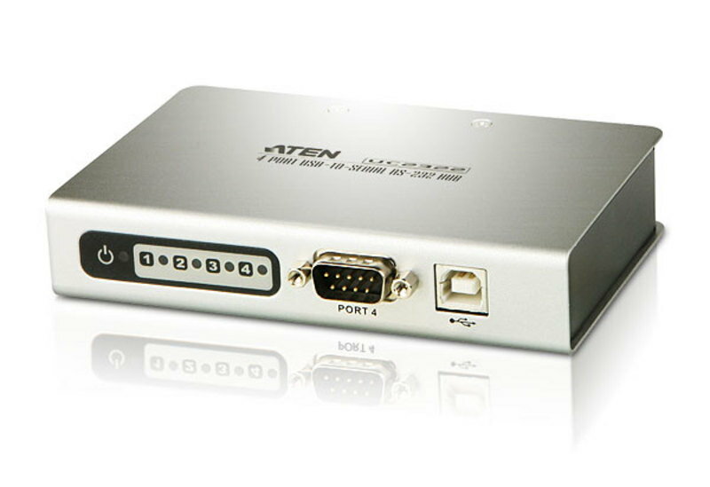 【送料無料】【3年保証】 ATEN 4ポートUSB→シリアルRS-232コンバーター　【UC2324】