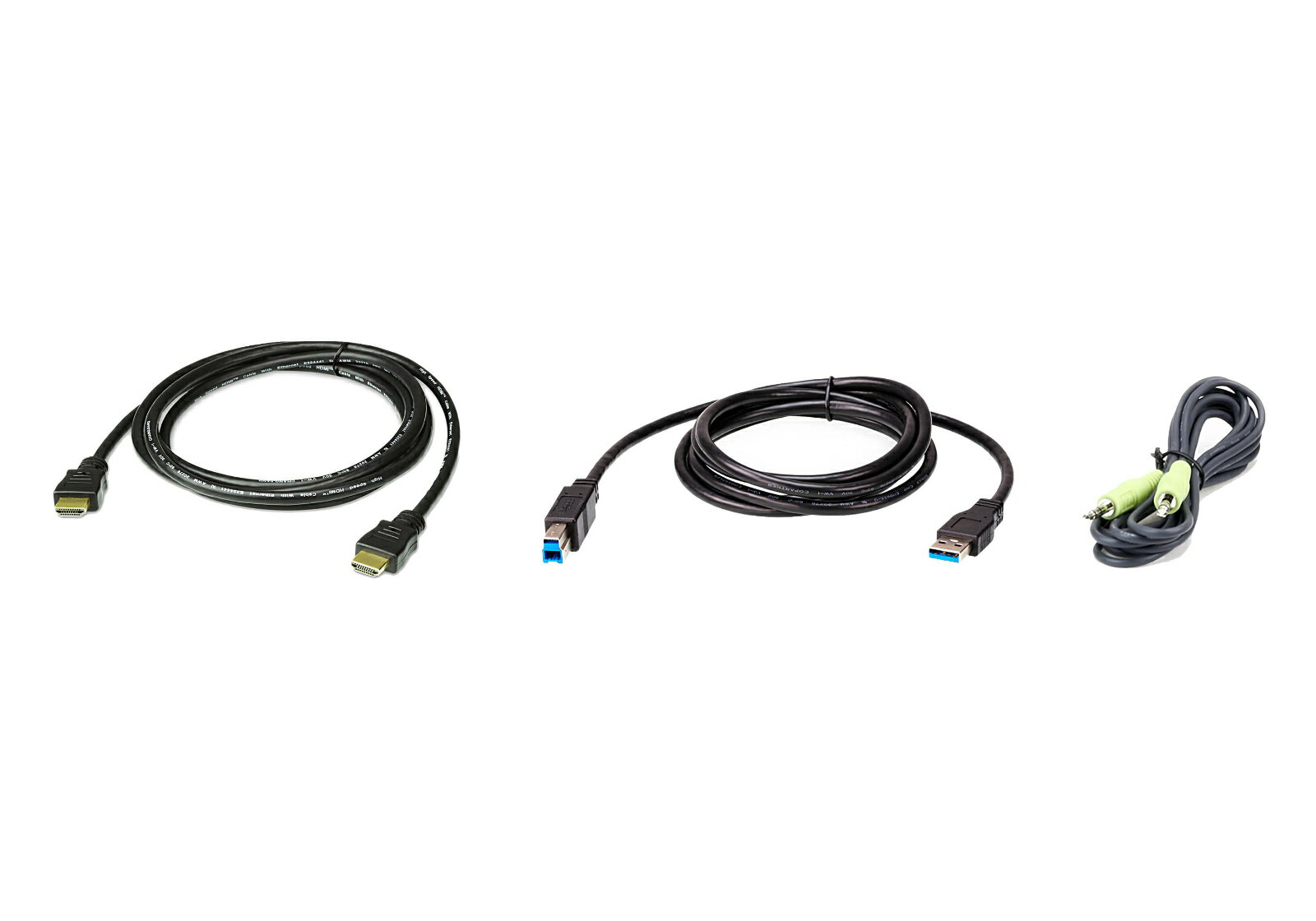 Cable - 1.8m USB HDMI KVMケーブルセット【2L-7D02UHX3】