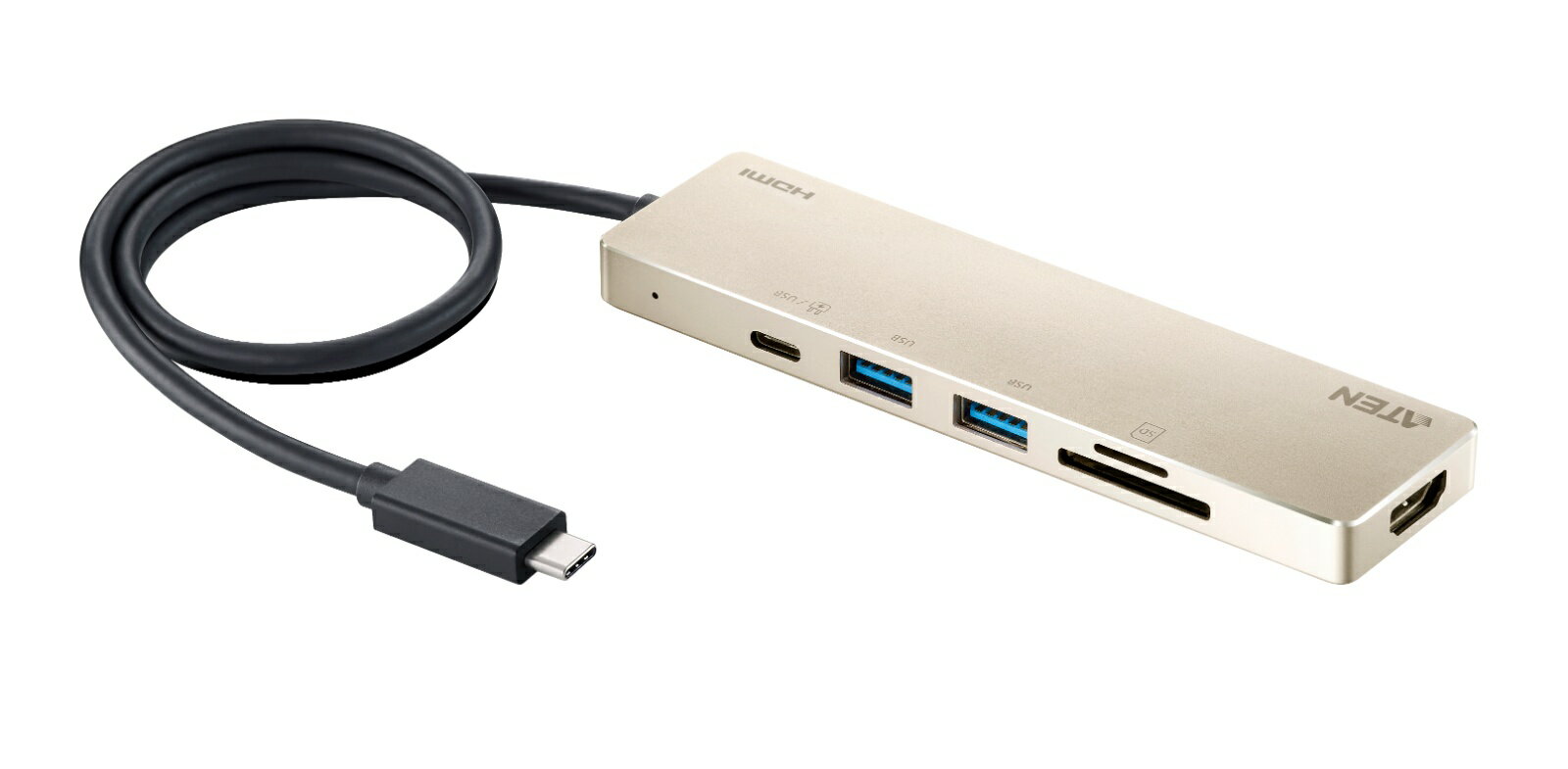 【3年保証】USB-C マルチポート ミニドッキングステーション（4K、電源パススルー対応）【UH3239】