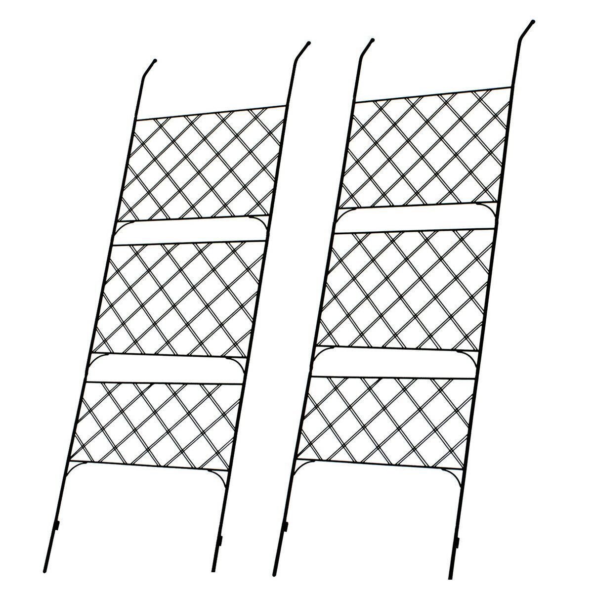 【9/1値上決定 今が買い時!】グリーンカーテン アイアン製グリーンカーテン 2枚セット フェンス バラ ウォールフェンス 園芸用フェンス グリーンフェンス ラティス アイアンフェンス ゴーヤ 朝顔 トレリス 目隠し 仕切り 園芸 igc-2p