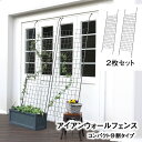 グリーンカーテン コンパクト分割タイプ 2枚セット アイアン フェンス 家 置くだけ 屋外 ベランダ トレリス クレマチス シャビー ガーデン ガーデニング つ...