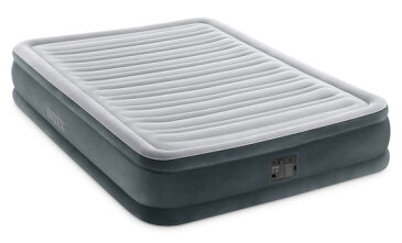 ＼ページ限定・ティースプーン付／　INTEX エアーベッド ダブル TWIN COMFORT-PLUSH MID RISE AIRBED 67767JB ★送料無料★［電動エアーベッド 電動ベッド ダブルベッド］