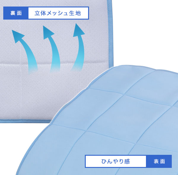 ひんやりマット【送料無料】【整体師さんが推奨する 中井式三層構造ひんやり敷マット】三層構造のひんやり敷きマット シングルサイズ 3