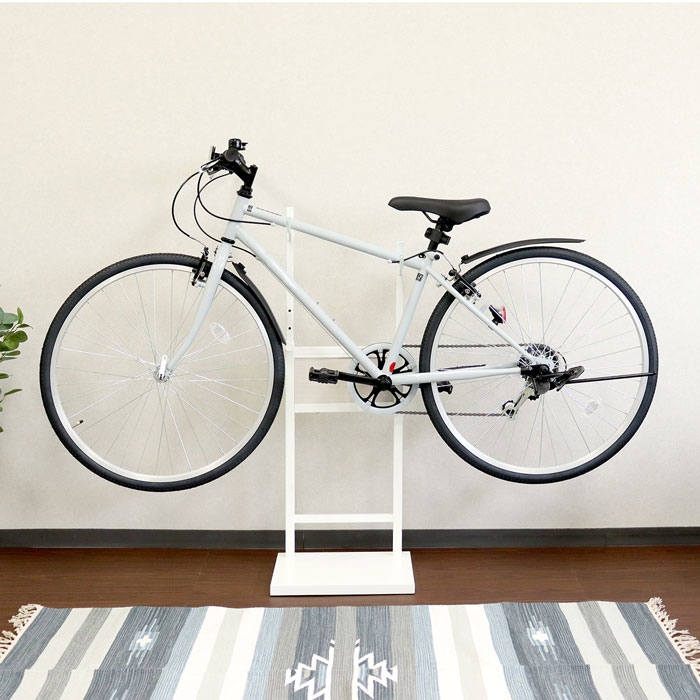 \ページ限定・ティースプーン付/【自転車スタンド Lex(レック) 1台用】チェーン付・高さ調整6段階