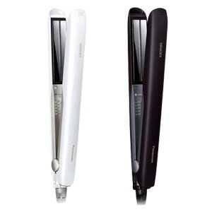 ★送料無料・代引料無料★ ナノイー ヘアーアイロン しっとり ツヤ ストレートアイロン 黒 白 ツヤ髪 アイロン 海外両用 ヘアアイロン スリム コンパクト 海...