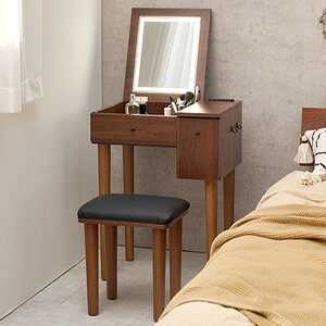 ドレッサーデスク 幅51 女優ライト付き MD-6787