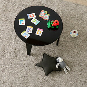 樂天商城 - 折れ脚テーブル クルール69R 【送料無料】 ［丸形テーブル キッズテーブル 折り畳み 幅69]