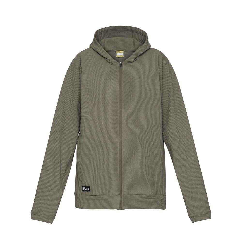 アスレタ公式 楽天市場店のアスレタ ATHLETA テックワッフルZIPパーカー 26f サッカー フットサル 03422｜アングル2