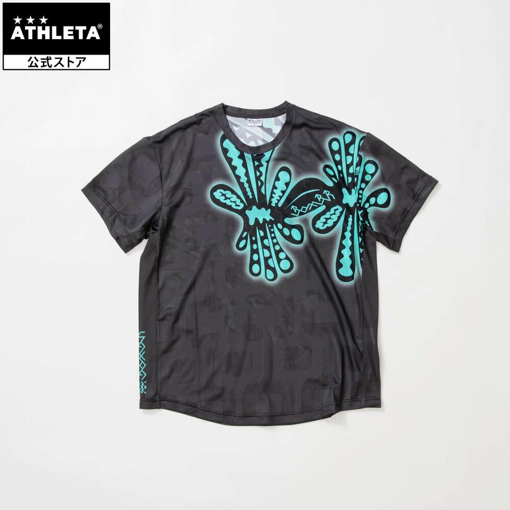 AX^ ATHLETA GRAPHIC MESH PRACTICE T-SHIRTS 2S tbgTEFA  TVc tbgT TbJ[