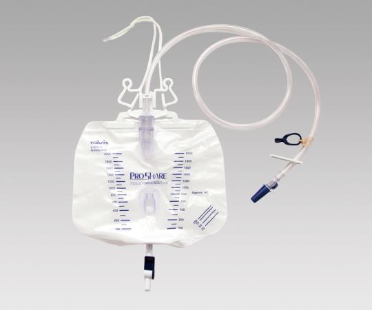 プロシェア閉鎖式導尿バッグ　3S-85003FIVE　2000　1箱（1枚/袋×5袋入）