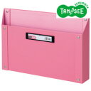 マグネットボックス A4サイズ ピンク TSMBA4-P 111-4623