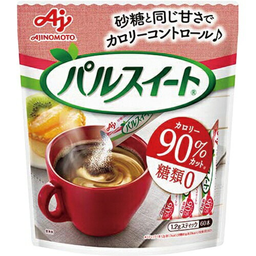 AJINOMOTO　パルスイート　スティック　1.2g×60本入×2パック　968-4409