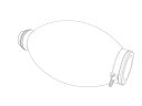 【受注生産品】ブルークロス 蘇生用バッグ 小児用 1000mL BC-2020-SBW-C (0-3206-12)