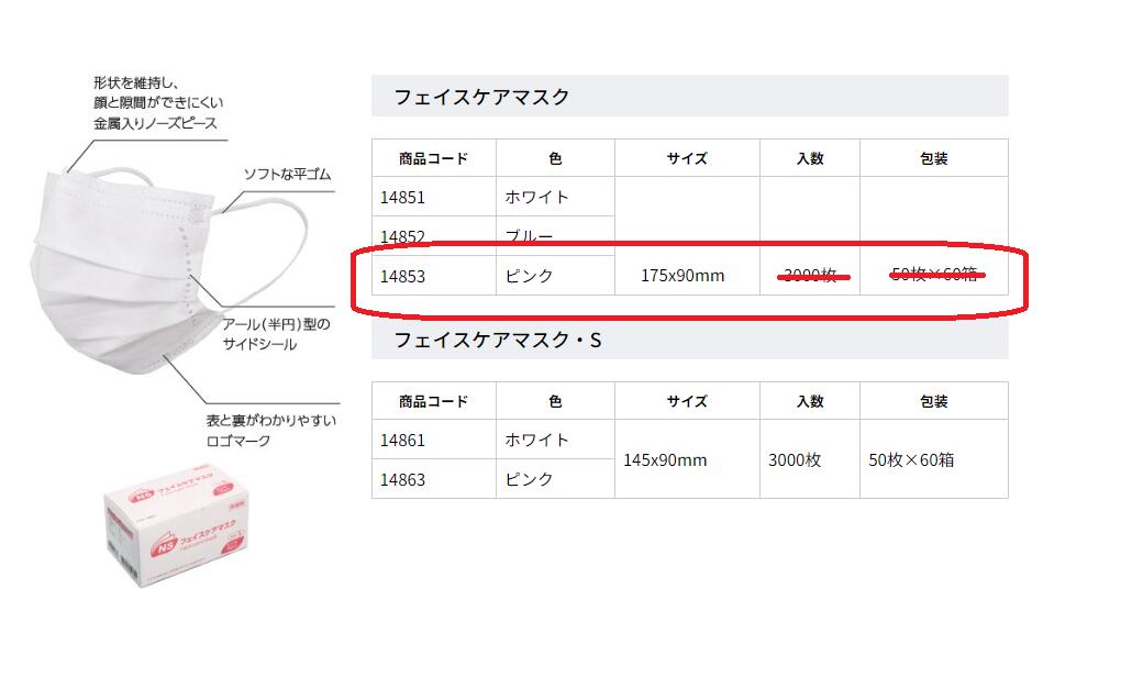 日昭産業）NS　フェイスケアマスク