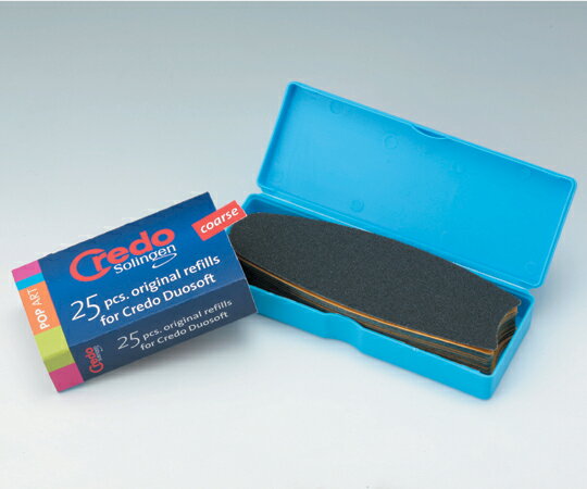 フットケアファイル（両面タイプ）交換用ヤスリ粗目　1箱（25枚入）