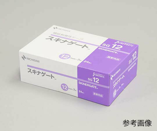 NICHIBAN(ニチバン)　スキナゲート　SG12　12mm×7m　24巻　サージカルテープ　極低刺激性絆創膏/小児可/高齢者可