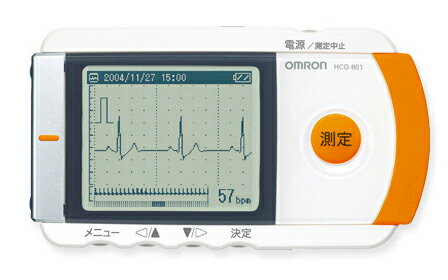 オムロン携帯型心電計 121 24 67mm HCG-801