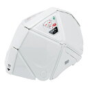 ミドリ安全 折りたたみ防災ヘルメット フラットメット2 ホワイト TSC-10N-Flatmet2