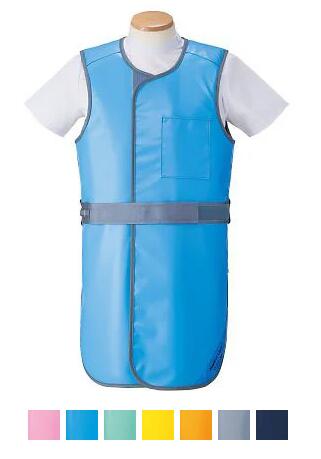 【医療機関限定】マエダ 羽衣 放射線障害防護衣 コートタイプ MLC-25L Lサイズ マジカルライト(無鉛) カラー全7色