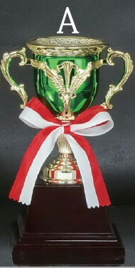 優勝カップ(外径8.8cm×高さ21.5cm)緑 MC