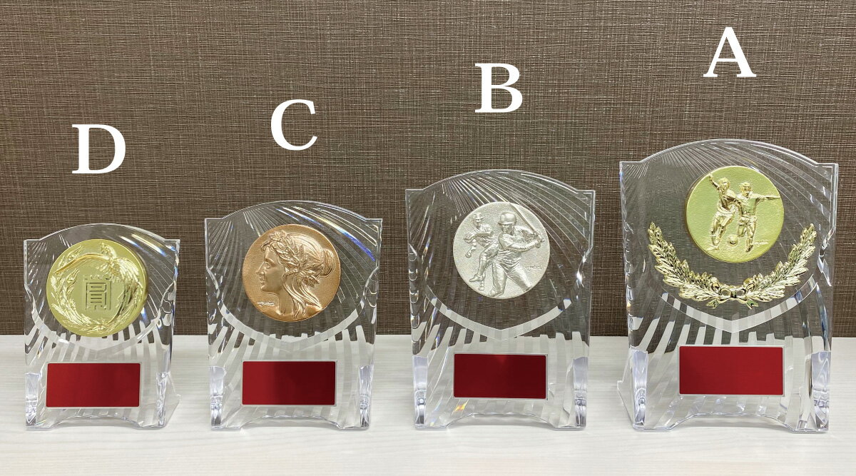 楯C(高さ14cm×幅11cm)アクリル MS697 -32【トロフィー・優勝・表彰・記念・記念品・景品・大会・運動会・行事・スポーツ・トロフィー ゴルフ・ゴルフコンペ・野球・サッカー・フットサル・水泳・バレーボール・テニス・バスケ・表彰楯・優勝】ネット通販 サッカー 用品 セール