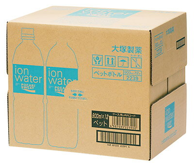 アスリートサポートシステムの大塚製薬 ポカリスエット イオンウォーター ペットボトル 900ml×12本 (1ケース)｜アングル2
