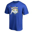 マジェスティック ドジャース 大谷翔平 50-50 Club 達成記念Tシャツ / ホワイト ブルー / S M L XL
