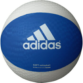 アディダス adidas ソフトバレーボール 青×白 周囲77〜79cm ゴム製 AVSBW アディダス adidas ソフトバレーボール 青×白 周囲77〜79cm ゴム製 AVSBW