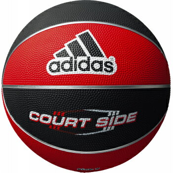 アディダス adidas バスケットボール　7号球　AB7122RBK　赤黒　コートサイド　ゴム製