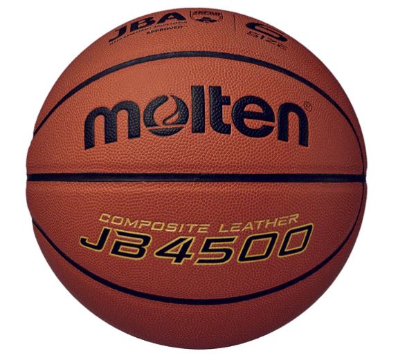 【ネーム加工可】モルテン molten バスケットボール 6号球 JB4500 貼り・人工皮革 検定球 B6C4500