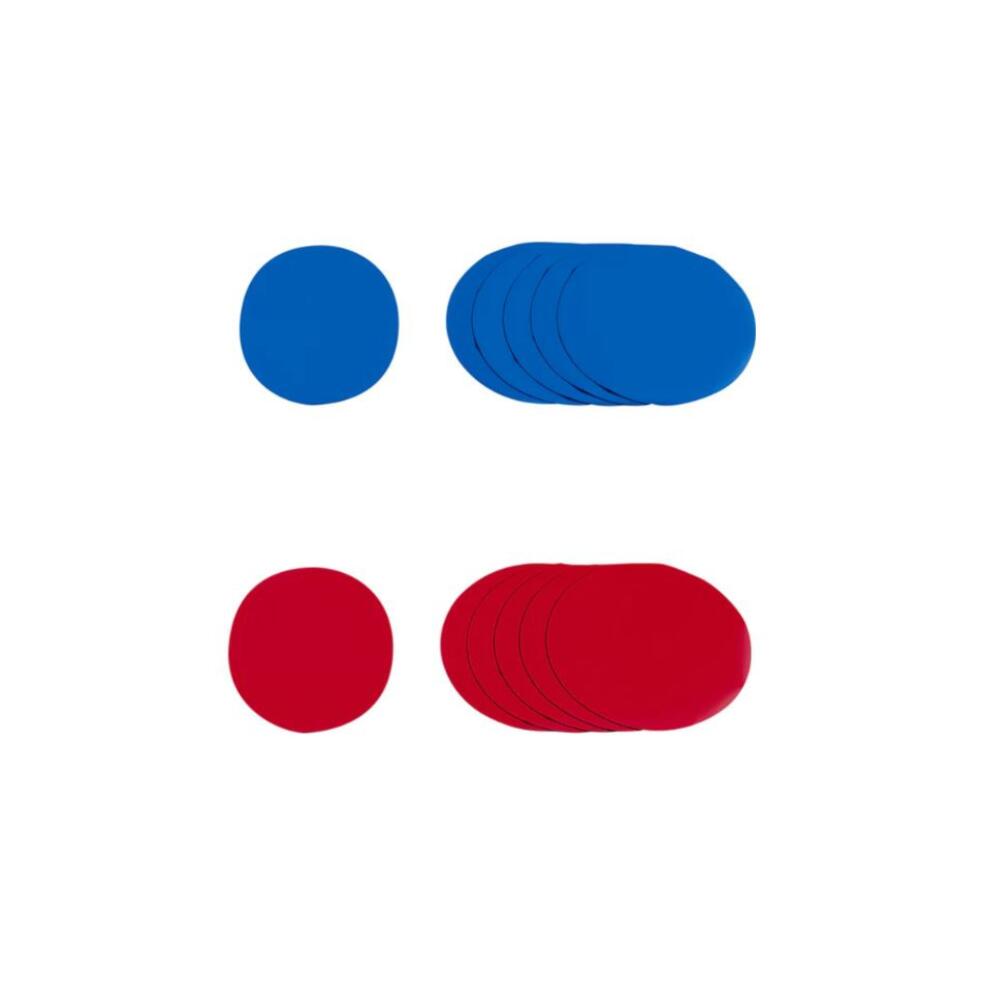 モルテン molten マーカーパッド 1セット6枚入り 収納ケース付き 直径約22cm、厚さ約1mm 屋内(体育館)用 MAPB青 MAPR赤 MAPY黄