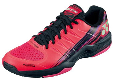 ヨネックス YONEX テニスシューズ クレー・砂入り人工芝コート用 男女兼用 POWERCUSHION AERUSDASH 3 WIDE GC パワークッションエアラスダッシュ3ワイドGC ブラックピンク ローカットモデル 4E設計 SHTAD3WG 181