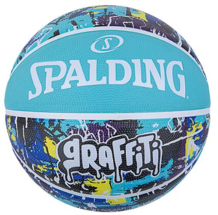 SPD-84515J スポルディング バスケットボール グラフィティ 5号球 ブルー SPALDING 3