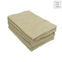 タオル 業務用 フェイスタオル 12枚セット バンブー 250匁 34x85cm ファイバーカラータオル 業務用タオル 美容室 美容院 エステサロン 施術用 理...