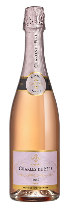 (残りわずか) シャルル ド フェール ロゼ 750ml　｜　フランス スパークリング ワイン 辛口 charles de fere reserve rose dry ピンクシャンパーニュ製法 瓶内2次発酵 atigus-10003720 ワインと地酒 アティグス サンプル画像3