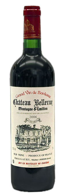 シャトー ベルヴュー 2006 モンターニュ サンテミリオン 750ml　｜　赤ワイン フルボディ ボルドー chateau bellevue メルロー カベルネ ソーヴィニヨン カベルネフラン 20年 成人式 ワイン atigus-10004755 ワインと地酒 アティグス サンプル画像2