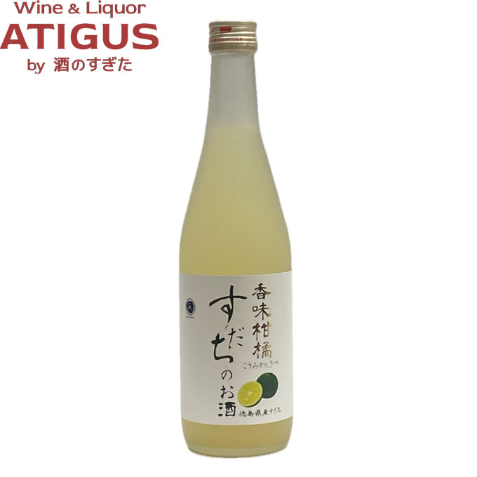 鳴門鯛 香味柑橘 すだちのお酒 500ml　｜　リキュール なるとたい 本家松浦酒造 徳島 スダチ すだち酒 酢橘 1