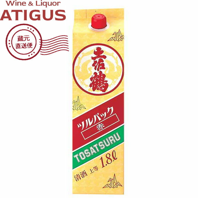 楽天市場】【送料無料】 土佐鶴 上等酒 ツルパック 赤 900ml×6本