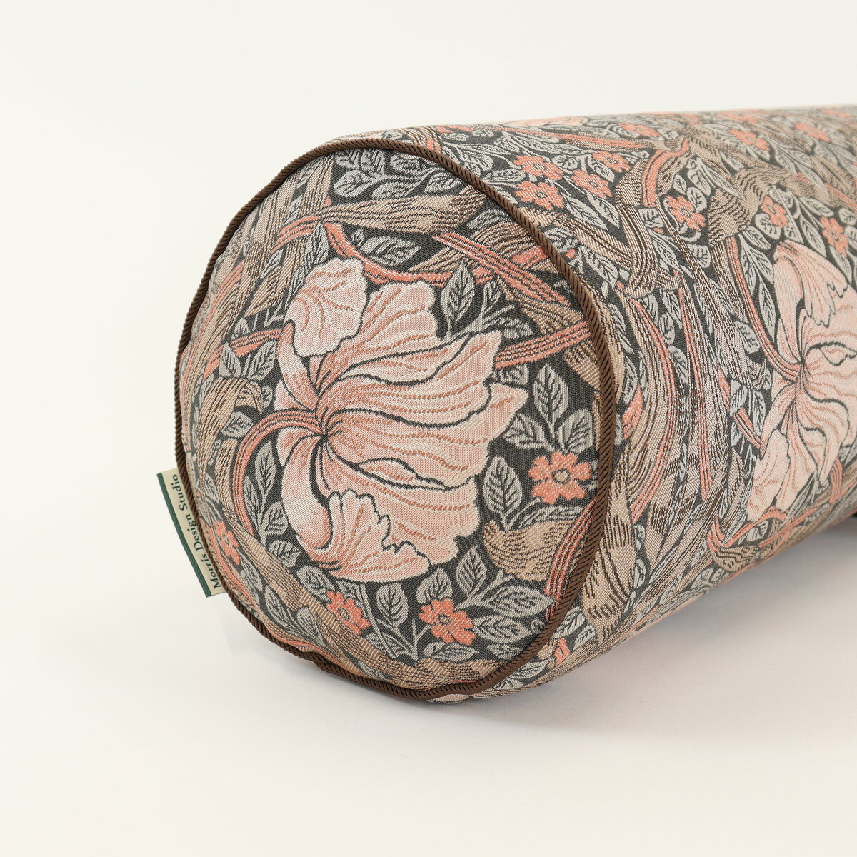 お値下げしました! ボルスター型 クッション おしゃれ MORRIS (ウィリアムモリス) ピンパーネル 40×18Rcm 洗える 川島織物セルコン ブランド 高級 ギフト リビング ソファ 送料無料 LS5746 [3]