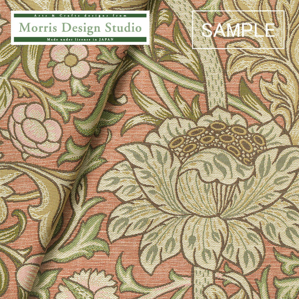 【公式】 【代引き不可】 ドレープ生地サンプル MORRIS（ウィリアムモリス）トレント 川島織物セルコン 送料無料 MM3104
