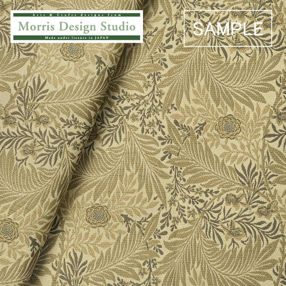【公式】 【代引き不可】 ドレープ生地サンプル MORRIS（ウィリアムモリス）ラークスパア 川島織物セルコン 送料無料 MM3119
