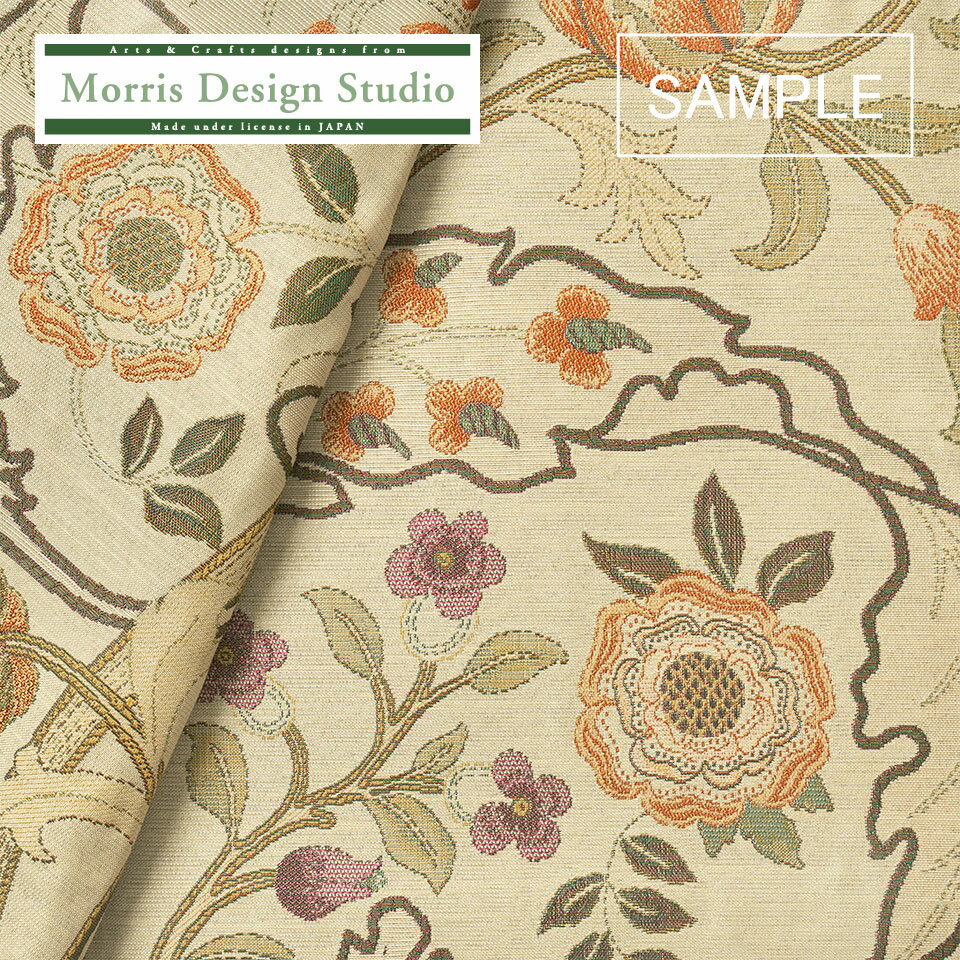 【公式】 【代引き不可】 ドレープ生地サンプル MORRIS（ウィリアムモリス）マリーイザベル 川島織物セルコン 送料無料 MM3131