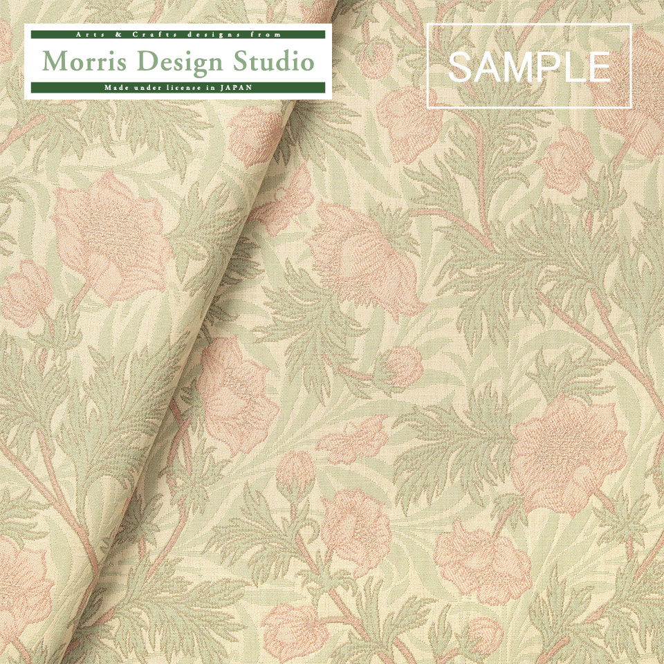 【公式】 【代引き不可】 ドレープ生地サンプル MORRIS（ウィリアムモリス）アネモネ 川島織物セルコン 送料無料 MM3151