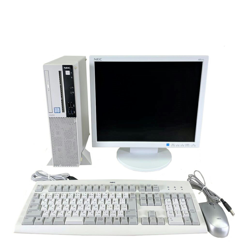 NEC MRM28L-4 デスクトップパソコン 17型液晶ディスプレイ 一式セット【送料無料】【中古】