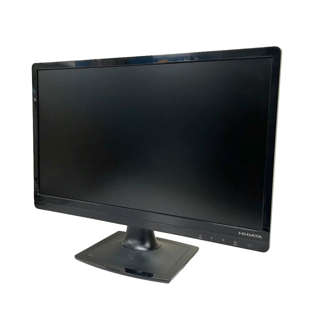 IOデータ 21.5型ワイド液晶ディスプレイ LCD-AD222EB 1920×1080 フルHD アナログ デジタル 非光沢パネル ディスプレイ PC モニター 21.5インチモニター ブラック 【条件付き送料無料】【中古】