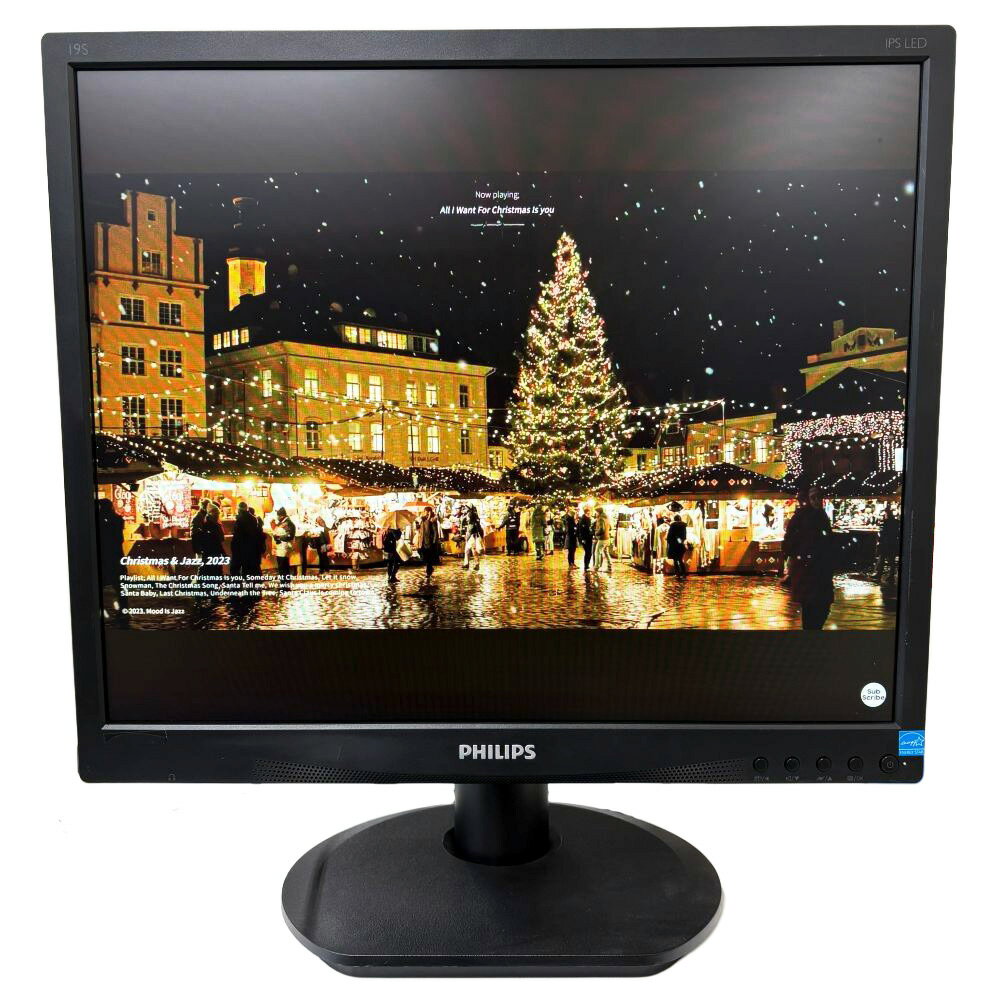 PHILIPS 19型液晶ディスプレイ 19S4QAB11 1280×1024 SXGA LEDバックライト アナログ DVI-D IPS ADS LCD ディスプレイ PC モニター 【条件付き送料無料】【中古】